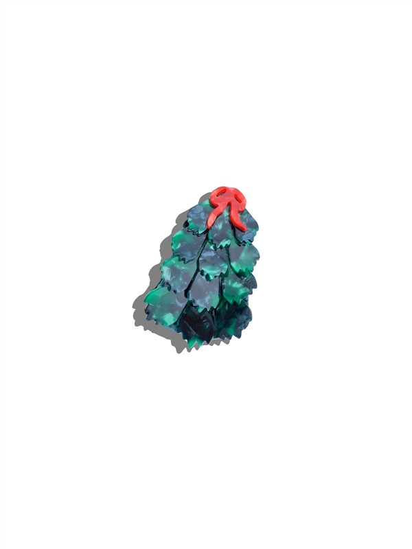 SOLAR ECLIPSE ORIGAMI HOLIDAY TREE GREEN